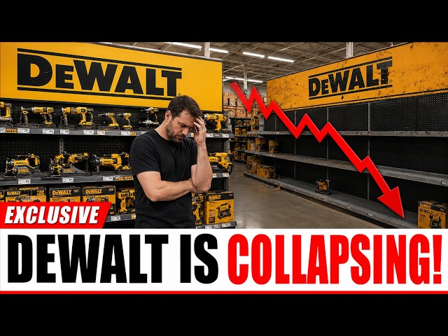 ¿Por qué ya nadie quiere herramientas DeWalt? ¡DeWalt se está desmoronando rápidamente!