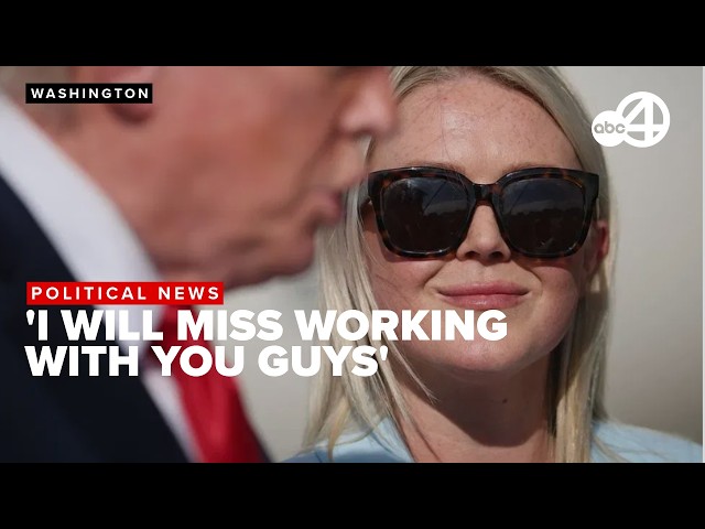 Karoline Leavitt gets emotional on final White House day, says she'll miss reporters