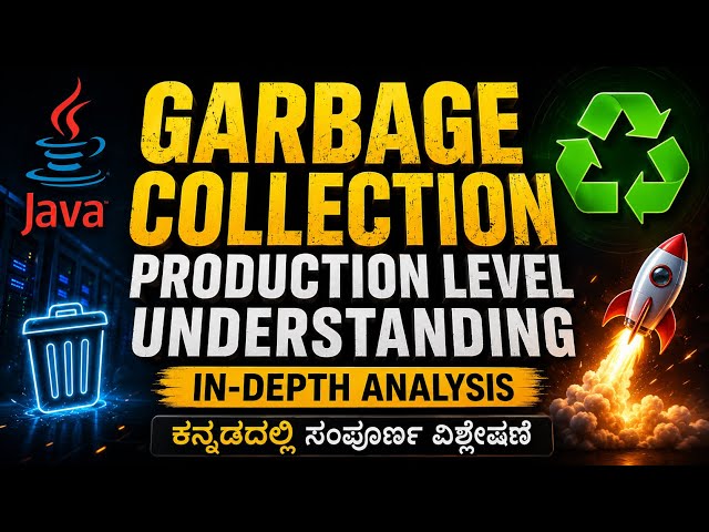 Java Garbage Collection Complete Tutorial in Kannada
