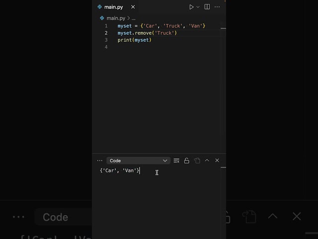 Python Sets: Remove vs Discard!