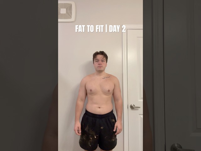 FTA TO FIT | DAY 2 #beforeandafter #cardiotraining #chest #fattofit #progressvideo