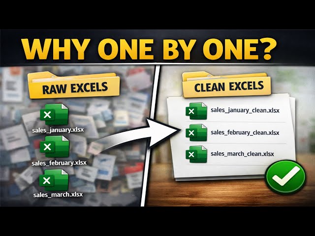Stop Cleaning Excel Files One by One