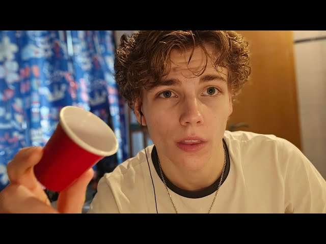 I'll take care of you at a house party - asmr roleplay
