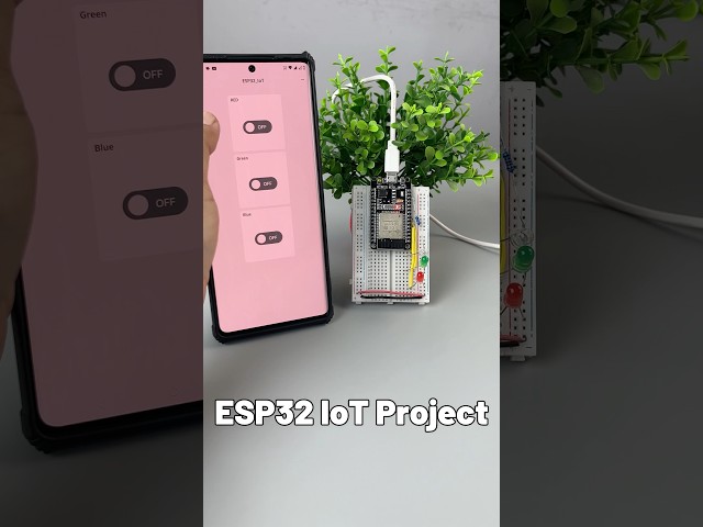 ESP32 IoT Project- Simplest! #esp32 #iot #arduino