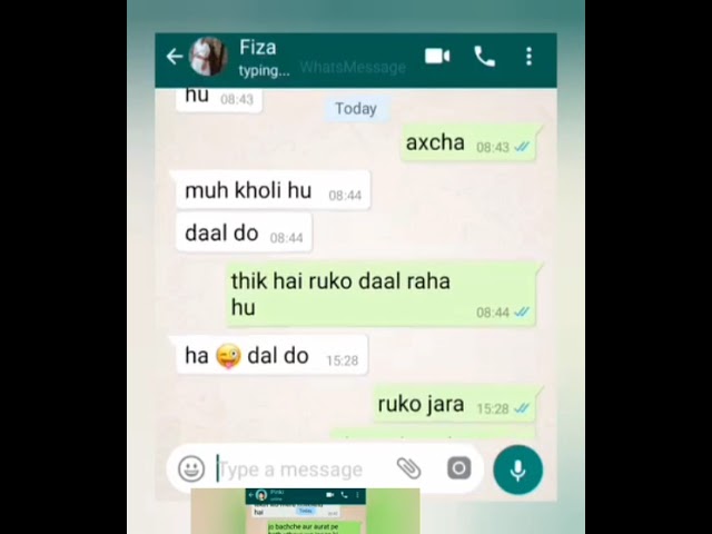 Fully Romantic WhatsApp Chats With Girlfriend 😘