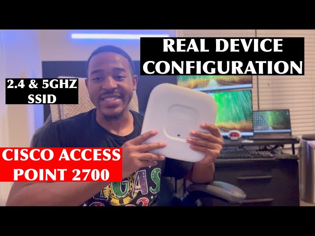 Configuring Cisco Access Point using GUI | Autonomous WPA2 PSK | Real Device Configuration