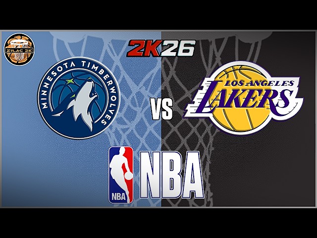 Lakers vs Wolves | Wolves New Roster | NBA Off Season | NBA 2K26 Simulation