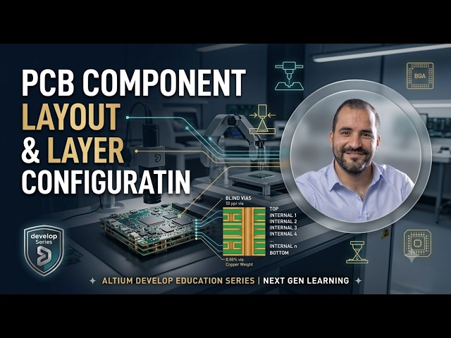 12 Altium Designer Tutorial PCB Component Layout & Layer Setup