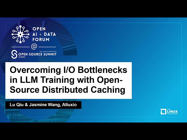 Overcoming I/O Bottlenecks in LLM Training with Open-Source Distributed... - Lu Qiu & Jasmine Wang