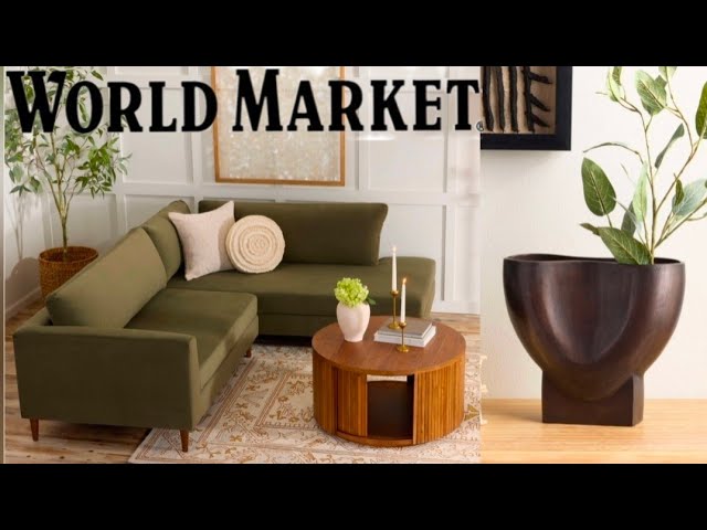 Make A Interior Design Statement In Your Home Tour WORLD MARKET Decor Furniture 
