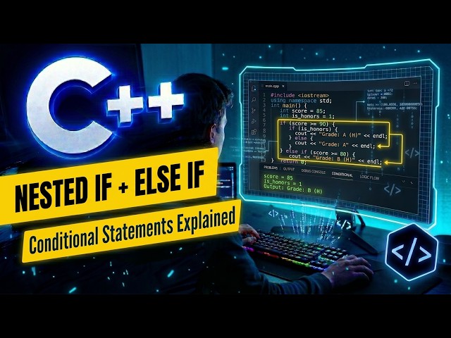 C++ Else If and Nested If Statement Explained | Syntax and Examples