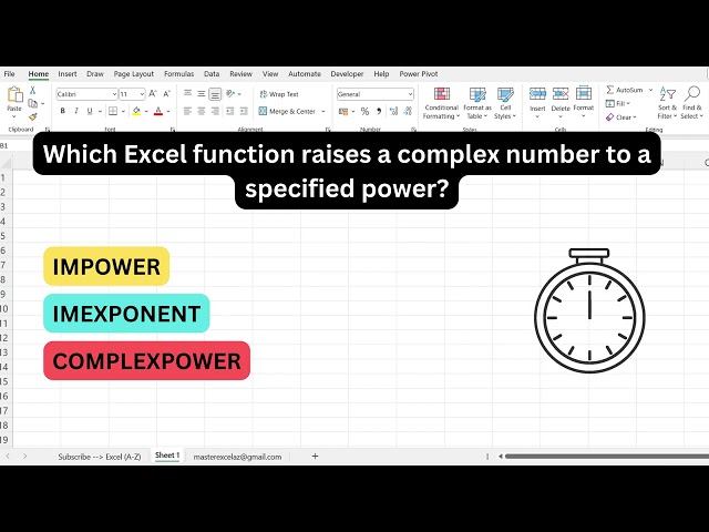 #110 - Excel formula question and answer