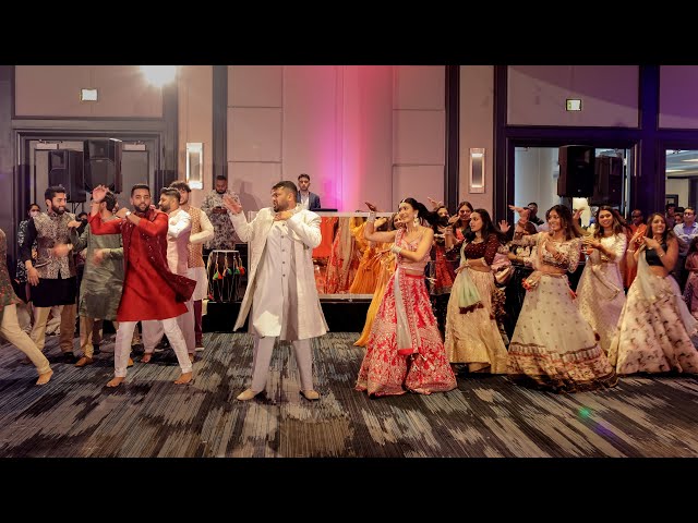 Bride and Groom Perform an Amazing Sangeet Performance - Indian Wedding 4K