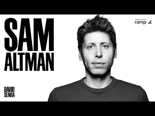 Sam Altman on Building OpenAI & Betting on the Impossible