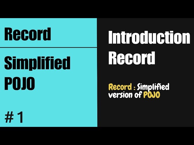 Why Java Records Are a GAME CHANGER in JDK17 | Latest Java features