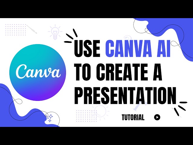 How to use canva ai to create a presentation