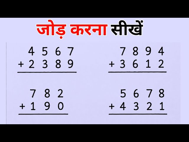 Learn How to Solve Addition Problems | How to Do Addition | Basic Math
