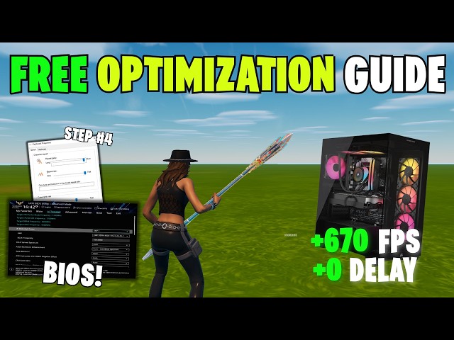 *ULTIMATE* FREE PC Optimization Guide For Any Game! (MAX FPS + 0 PING + 0 DELAY)