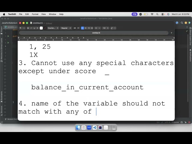 PlayWright With TypeScript Variable Naming Standards and DataTypes