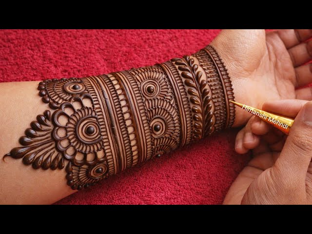 Easy mehndi designs for front full hands | simple mehndi design | mehandi design | mehandi | mehendi