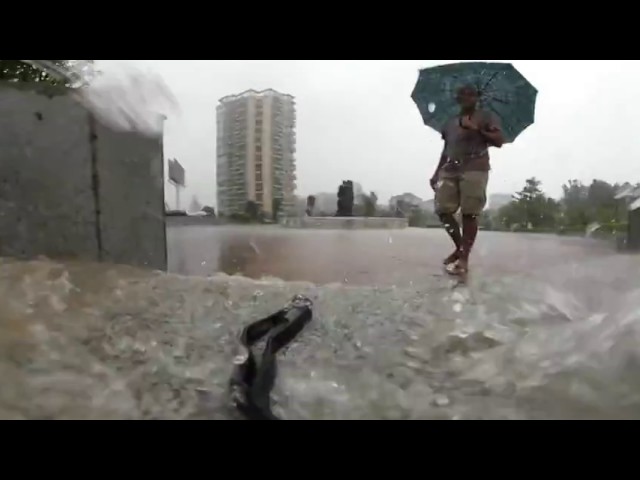 Samsung Gear 360 vs Typhoon Haima water resistance test