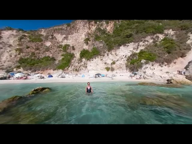 Agiofili Beach Παραλία Αγιοφύλλι   [ 360 VR 4K Video ]