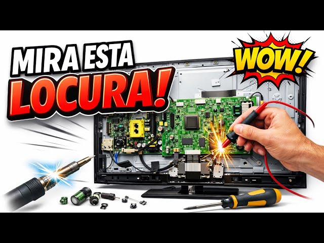 ✅ Before throwing away your TV... Learn how to REPAIR it from SCRATCH (OKI V19A-PH)