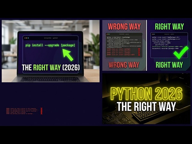 How to Install Python Modules in 2026 (The Right Way)