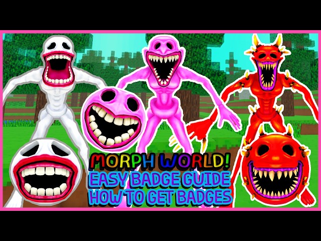 Roblox Update - How to get Albinity , Loveity & Cruelity Badges in MORPH WORLD [VERITY HYBRIDS]