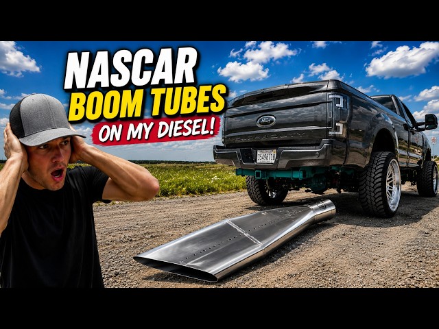 ¡Instalé TUBOS DE ESCAPE NASCAR en mi camioneta diésel! (El escape diésel más ruidoso)