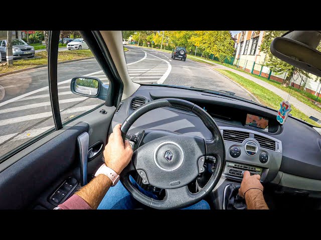 2007 Renault Scenic [1.6 I 16V 115HP] |0-100| POV Test Drive #1365 Joe Black