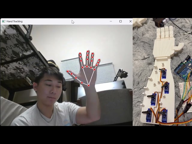 Bionic Hand MediaPipe