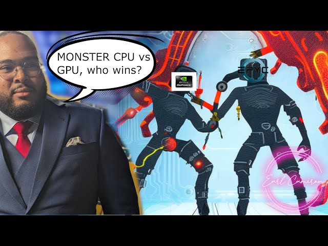 Drag race Monster CPU vs GPU in stable diffusion, you won't believe the results! #machinelearning