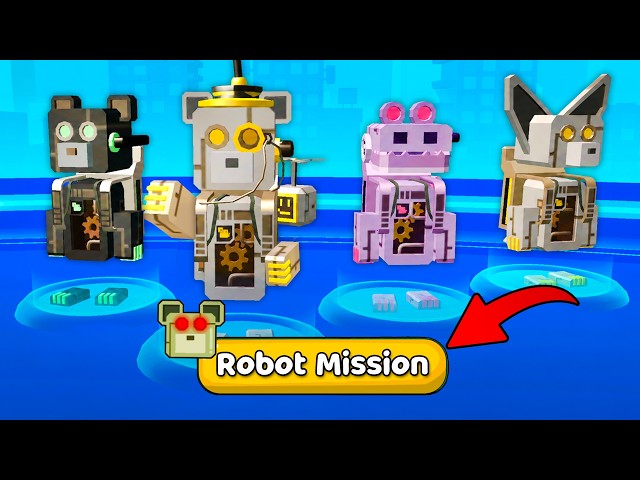 Team Robots vs Hardcore Mode 🤖 Update 13 😱 Super Bear Adventure Gameplay Walkthrough