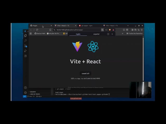 Despliega Proyectos React con Vite en GitHub Pages ¡GRATIS y Rápido! (Paso a Paso) 🚀