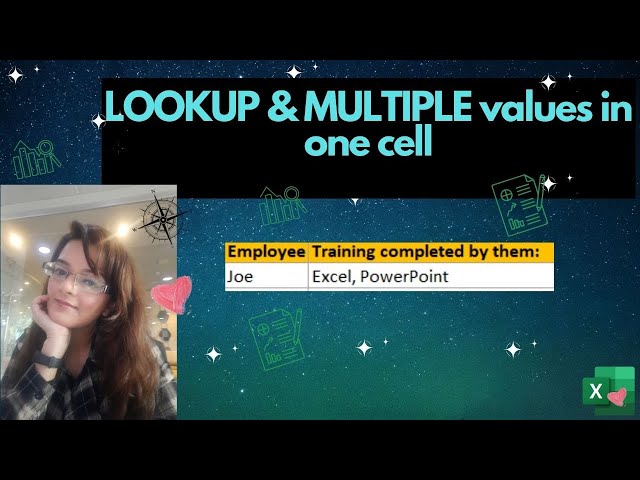 Lookup and return MULTIPLE values in one cell in MS Excel using UNIQUE, TEXTJOIN and IF