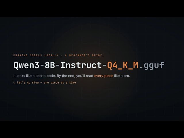 Local AI Models Explained: GGUF, MLX, Quants & Q4_K_M (Beginner's Guide)