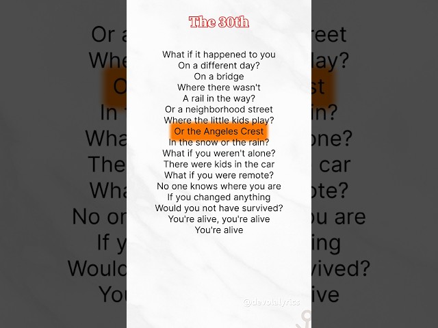 Billie Eilish - The 30th (Lyrics) #lyrics #billieeilish #the30th