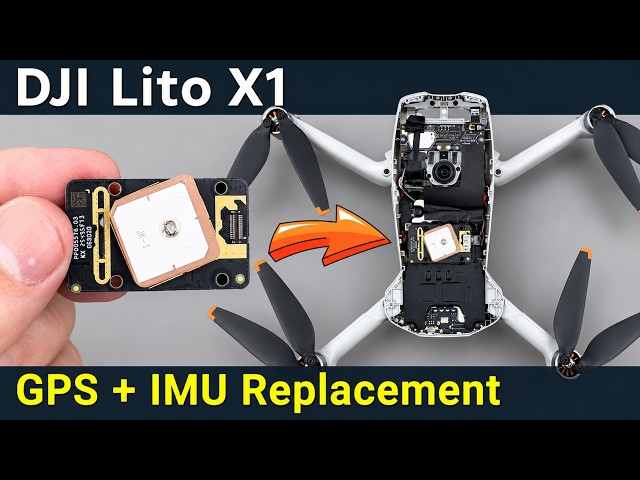 DJI Lito X1 GPS Module Replacement | Fix GPS & IMU Errors