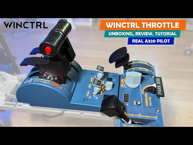 ✅🆕WINCTRL THROTTLE & FLAPS | A320 PILOT | Unboxing, Review y Tutorial de Instalación 🤩 | ESPAÑOL