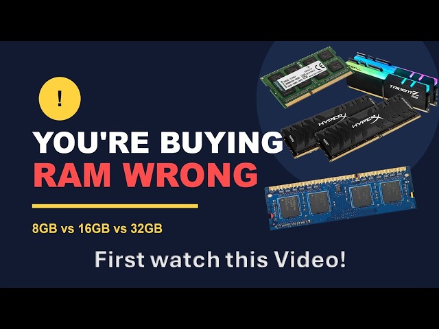 #computer |RAM Explained in 3 Minutes | Types of RAM (SRAM, DRAM, DDR4 & DDR5) | Computer Memory