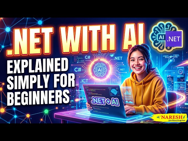 .NET with AI  | Explained for Beginners in Simple Words | AI Jobs 2026  | .NET with AI |  Naresh IT