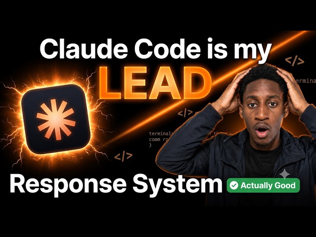 Claude Code Is Now My Lead Response System It's Actually Good