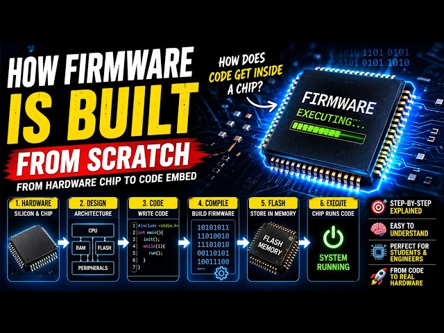 How Firmware is built | How to embed code on chip | Firmware Manufacturing | BAY OF IT #firmware