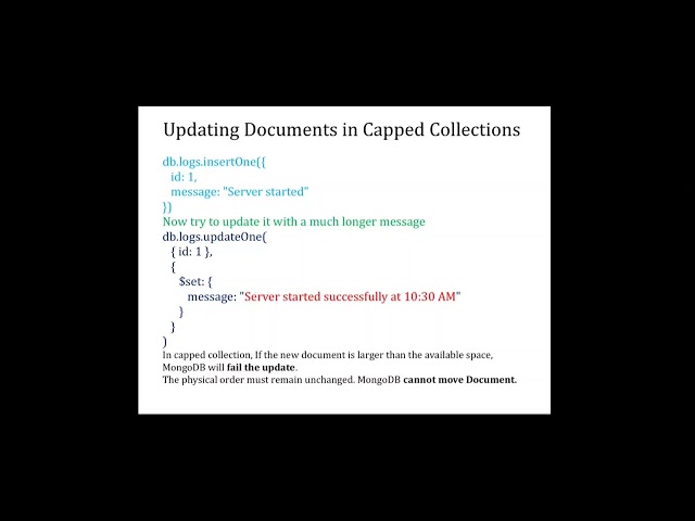 Capped Collections 