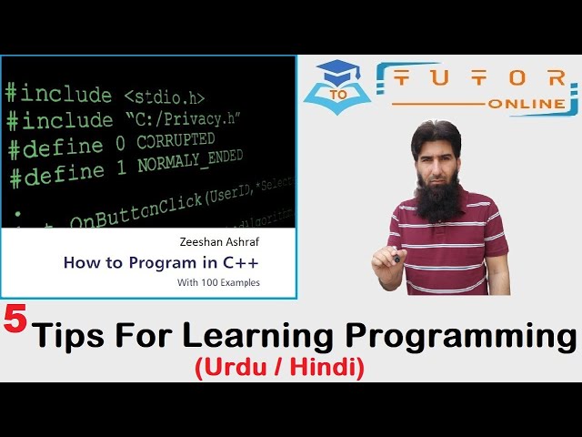 5 Tips for Learning Programming (Urdu/Hindi) | How to Learn Programming ? |