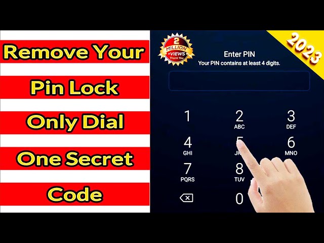 Unlock Pin Lock On Android 2024 - By Tech same tv