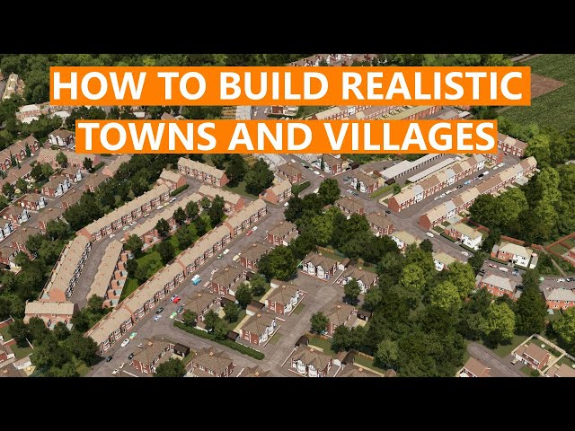 Cities Skylines: How to Build Realistic Towns and Villages - Beginners Tutorial