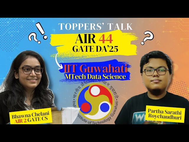 Cracked GATE DA 2025 with AIR 44 | Complete Prep Journey & IIT Guwahati M.Tech