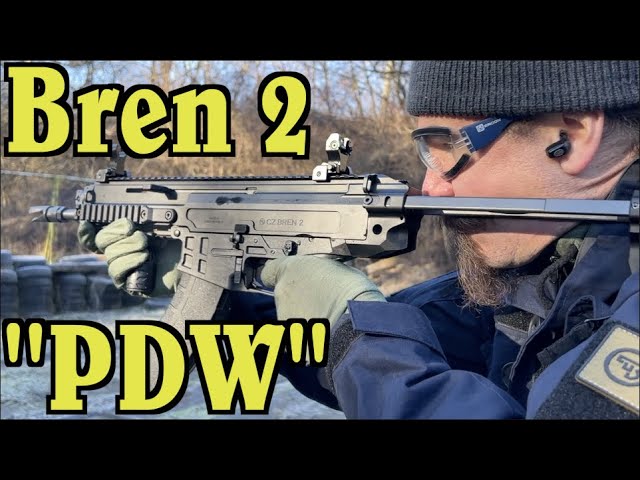 CZ Bren 2 "PDW" at the Range